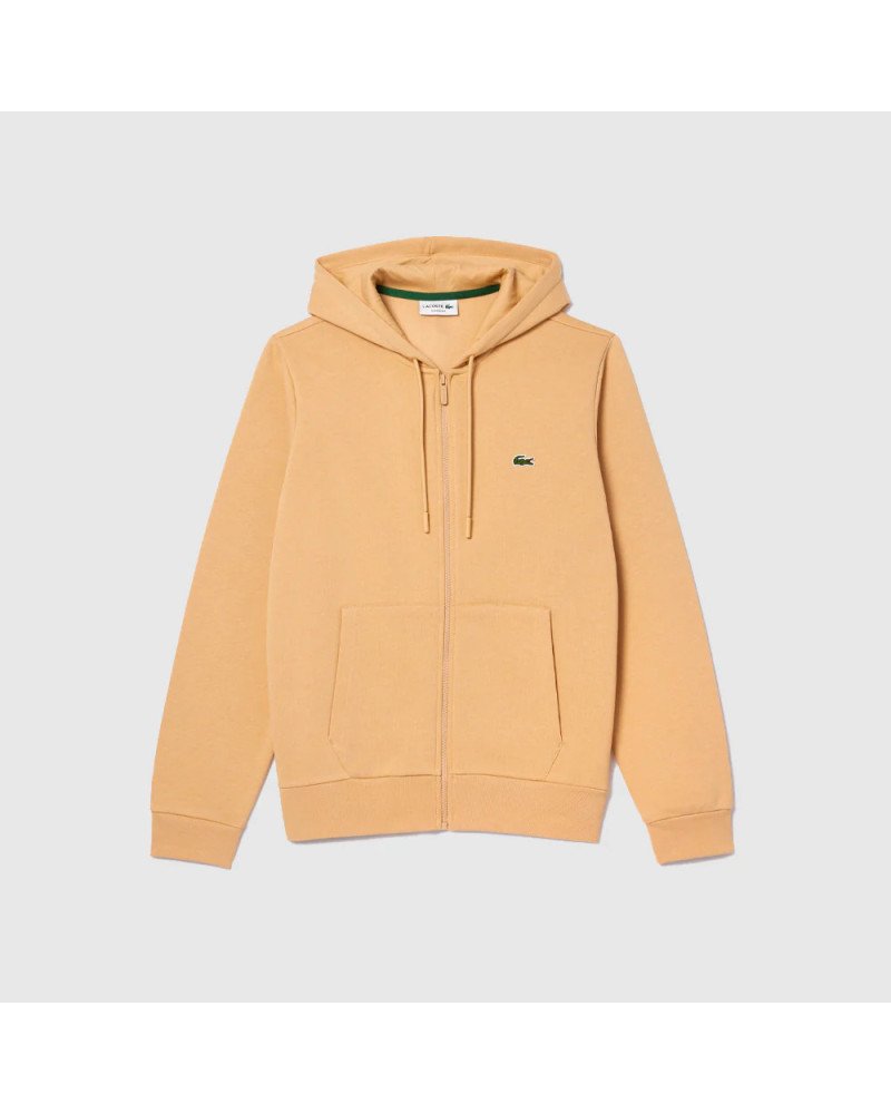 Sweatshirt à capuche zippé en molleton